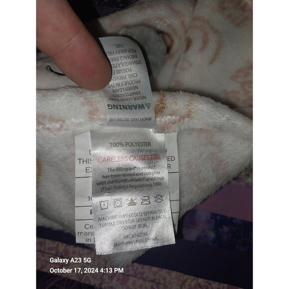 Babe Luxe Manhattan Kids “Heaven Sent” Lamb Rainbow Security Blanket/Lovey - Picture 4 of 5